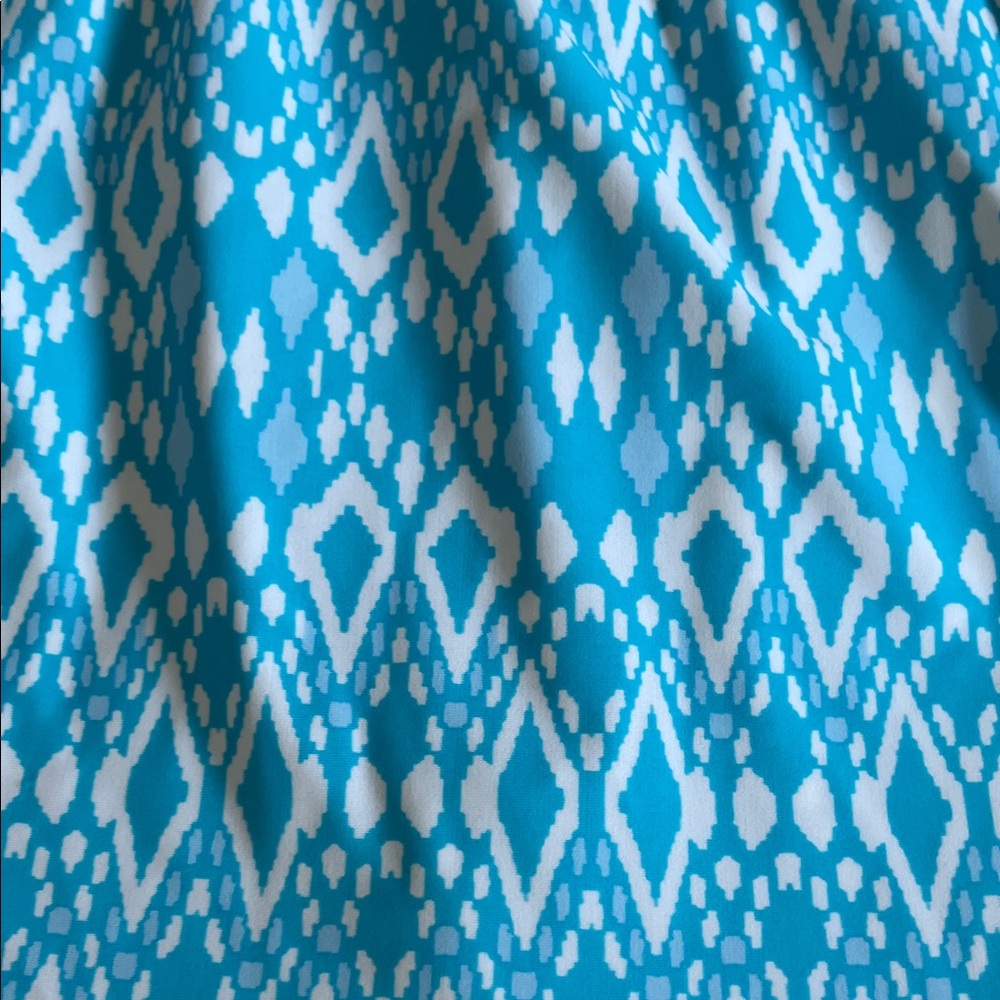 Jude Connally Blue and White Patterned Casual Dress - Picture 3 of 9